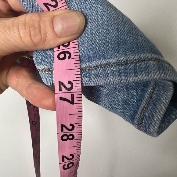 Hudson Krista Ankle Super Skinny Distressed Light Wash Jeans - Picture 7 of 12